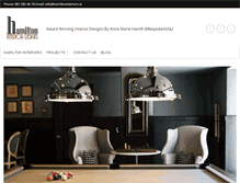 Tablet Screenshot of hamiltoninteriors.ie